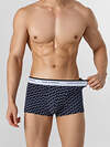 MARK FORMELLE Трусы 578507 411124-4 диагональн. узор на гл.синем +гл.синий +черный +черная гусиная лапка
