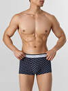 MARK FORMELLE Трусы 578507 411124-4 диагональн. узор на гл.синем +гл.синий +черный +черная гусиная лапка