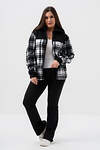 Натали Толстовка 578623 52452 черный/клетка