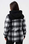 Натали Толстовка 578623 52452 черный/клетка