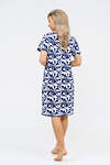 Натали Халат 578653 36930 бело-синий