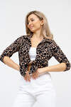 Натали Рубашка 578680 36917 черно-бежевый
