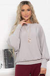 LT Collection Блуза 578740 Б15043-5М серо-бежевый