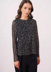 CLEVER Джемпер 579106 267083/196емн чёрный/св.бежевый