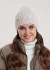 CLEVER Шапка 579141 564619ап меланж бежевый