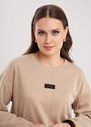 CLEVER Джемпер 579163 267104/195зэж бежевый/св.коричневый