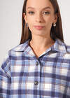 CLEVER Блузка 579319 363265ппн т.голубой/молочный