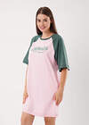 CLEVER Платье 579466 LDR15-1208 св.розовый/зелёный