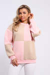 Натали Толстовка 579692 21055 розово-бежевый
