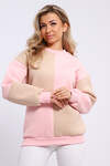 Натали Толстовка 579692 21055 розово-бежевый