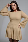 Натали Платье 579747 52392 бежевый
