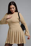 Натали Платье 579747 52392 бежевый