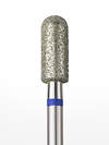 MANITA Фреза алмазная цилиндр для аппаратного маникюра 866.104.141.090.040 ФАЦС-4.0 9С, синяя насечка, ø 4 мм, 5 шт. 579764 28357 