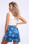 Натали Шорты 579796 21034 ромбы/синий