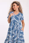 Натали Платье 579993 13287 бело-синий