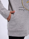 Натали Толстовка 580005 51131 серый меланж
