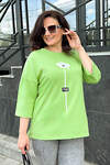 Натали Футболка 580012 50560 зеленый