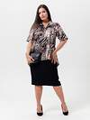 Натали Туника 580017 52361 темно-коричневый