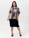 Натали Туника 580017 52361 темно-коричневый
