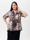 Натали Туника 580017 52361 темно-коричневый