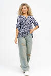 Натали Туника 580039 36810 сине-белый