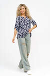 Натали Туника 580039 36810 сине-белый