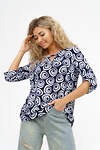 Натали Туника 580039 36810 сине-белый