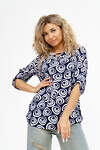 Натали Туника 580039 36810 сине-белый