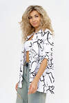 Натали Рубашка 580040 36807 мрамор белый