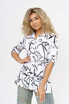 Натали Рубашка 580040 36807 мрамор белый
