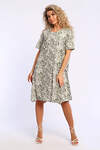 Натали Платье 580052 13241 бело-зеленый