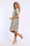 Натали Платье 580052 13241 бело-зеленый