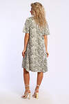 Натали Платье 580052 13241 бело-зеленый