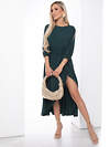 LT Collection Платье 580087 П15139-1М зеленый