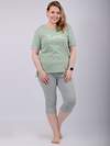 Malina Пижама 580291 3153 зелёный/белый
