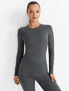 Omsa Лонгслив 580329 OmD 1613T 3D Лонгслив жен. "Термо" Grigio (Серый)