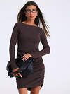 Апрель Платье 580383 1ЖПД4915200 темно-коричневый