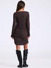 Апрель Платье 580383 1ЖПД4915200 темно-коричневый