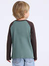 Апрель Лонгслив 580399 1ПДЛД4912001 серо-зеленый+темно-коричневый