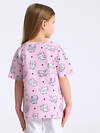 Апрель Футболка 580408 1ДДФК5052001н котята с сердечками на розовом