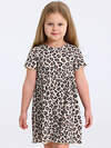 Апрель Платье 580411 1ДПК4967223н коричневый леопард на бежевом