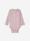 MARK FORMELLE Боди детское 580418 13016-3 молочный +котики с цветами на молочном +цветочки на розовом