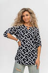 Натали Туника 580607 36791 черно-белый