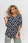 Натали Туника 580607 36791 черно-белый