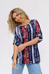 Натали Туника 580644 36782 сине-красный