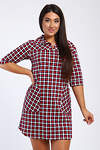 Натали Туника 580714 85027 клетка красная
