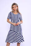 Натали Платье 580742 13165 сине-белый