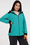 Натали Толстовка 580880 52223 бирюзовый