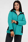 Натали Толстовка 580880 52223 бирюзовый