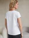 VILATTE Футболка 580924 D49.146 белый_сердце
